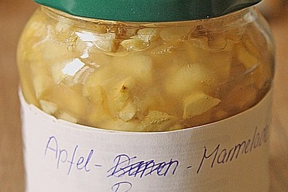 Apfelmarmelade mit Bananen 1