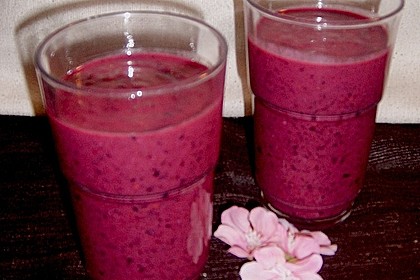 Beerensmoothie ohne Zucker