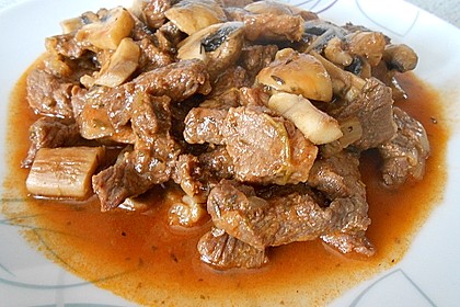 Rindergeschnetzeltes mit Guinness-Sauce 3
