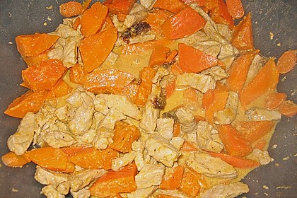 K&uuml;rbis - H&auml;hnchen - Curry 1