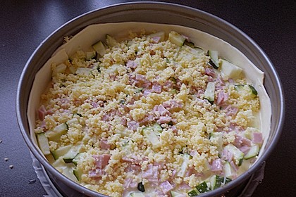 Schnelle Blätterteigquiche 6