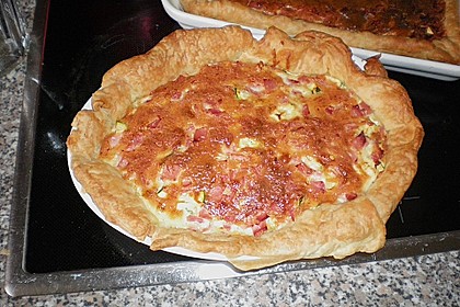 Schnelle Blätterteigquiche