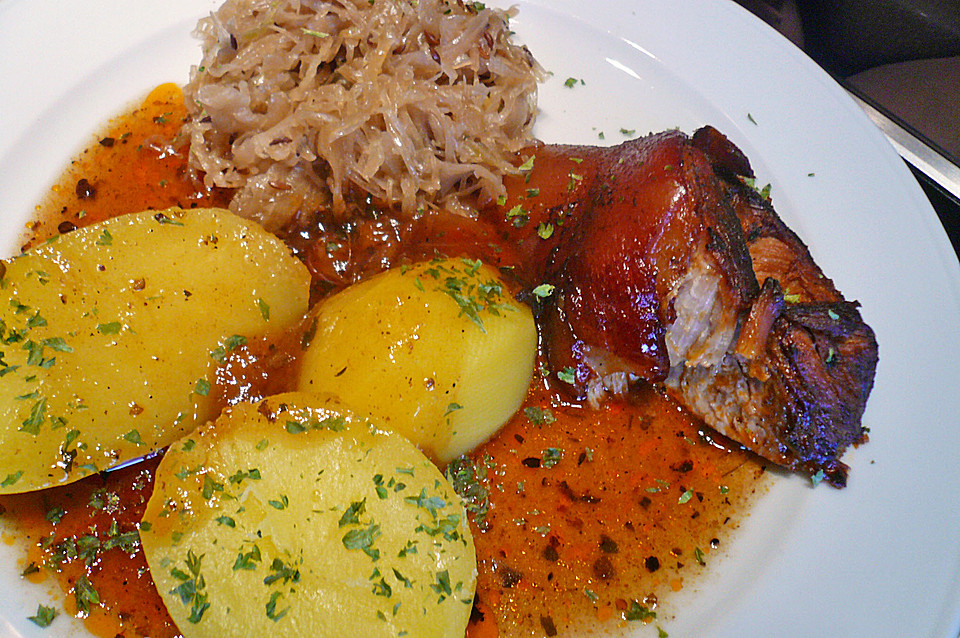 Eisbein Mit Sauerkraut Von Cschoenbrodt
