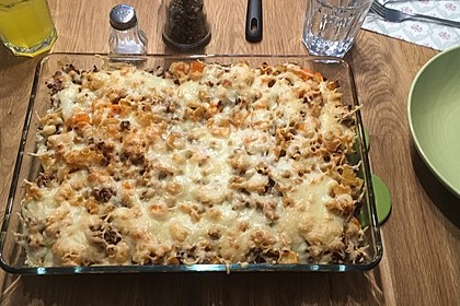 Nudelauflauf Bolognese 7