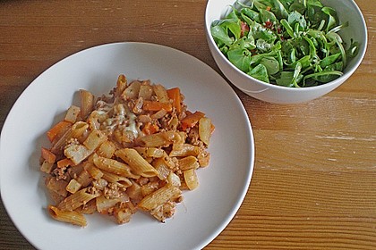 Nudelauflauf Bolognese 4