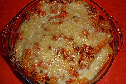 Nudelauflauf Bolognese 11
