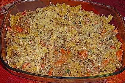 Nudelauflauf Bolognese 13