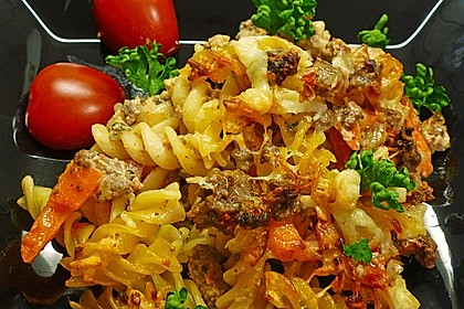Nudelauflauf Bolognese 1