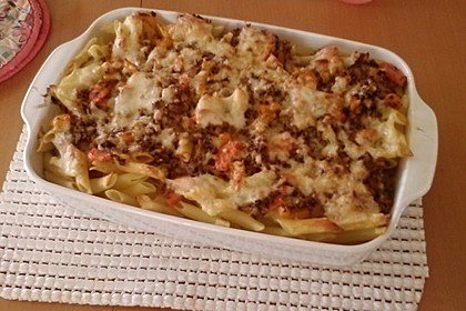 Nudelauflauf Bolognese 5