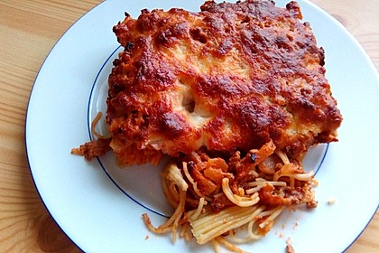 Nudelauflauf Bolognese 14