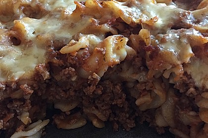 Nudelauflauf Bolognese 15