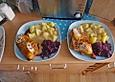 Broiler im Backofen gebraten