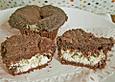 Double - Chocolate Muffins mit Frischk&auml;se - F&uuml;llung