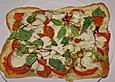 Fladenbrotpizza 'Caprese'