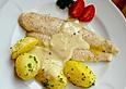 Pangasiusfilet mit Senfso&szlig;e