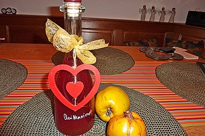 Quittensirup aus Schalen und Kernhäusen 2