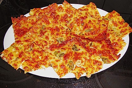Albertos d&uuml;nnes Pizzabrot 39