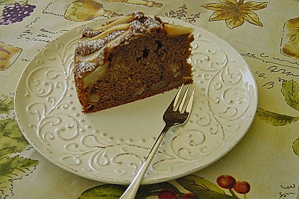 Schokoladiger Birne Helene - Kuchen 1