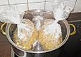 Semmelkn&ouml;del oder Serviettenkn&ouml;del mit Pilzgem&uuml;se