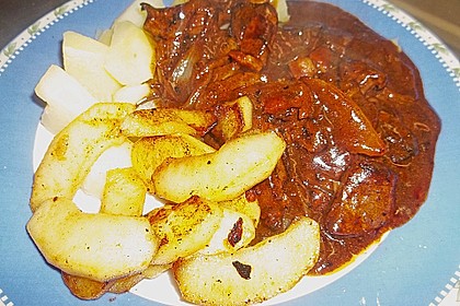 Leber - Zwiebel Gulasch 2