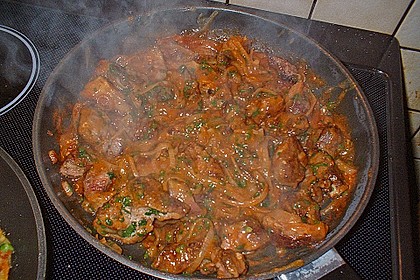 Leber - Zwiebel Gulasch 3