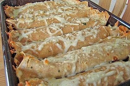 Chrissis gefüllte Spinat - Pfannkuchen 10