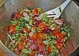 Bunt gemischter Salat