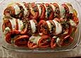 Tomaten - Brot - Mozzarella - Auflauf