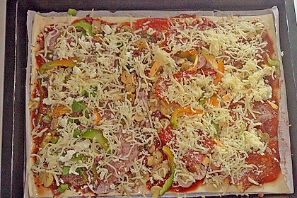 Leckeres Pizza - Blech 1