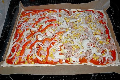Leckeres Pizza - Blech 2