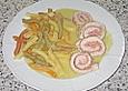 Putenr&ouml;llchen in Lauchsauce