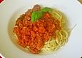 Spaghetti mit Hackfleisch - Bolognese