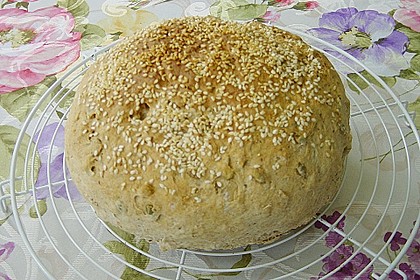 Dinkel - K&uuml;rbis - Kartoffelbrot mit Sauerteig