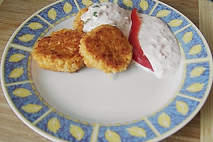 Bratlinge mit Reis und Möhrentrester 14