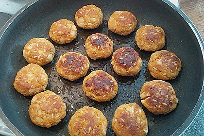 Bratlinge mit Reis und Möhrentrester 10
