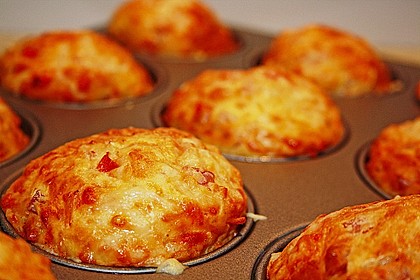 K&auml;se - Schinken - Muffins 2