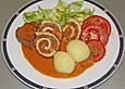 Pats Schweinerouladen mit Rinderhack - Minze - F&uuml;llung