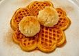 Friedhelms Waffeln mit Milchreis