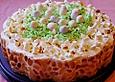 K&auml;se - Sahne - Torte mit Baiser