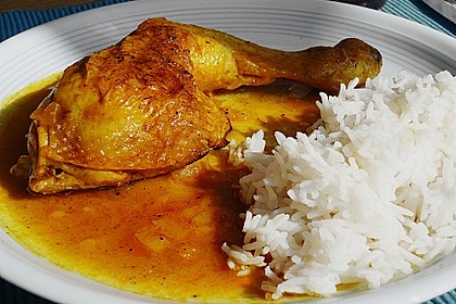 Hähnchen - Curry mit Apfelsoße 3
