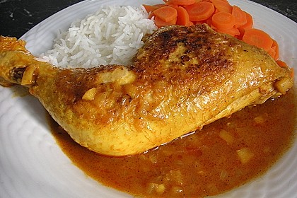 Hähnchen - Curry mit Apfelsoße 4