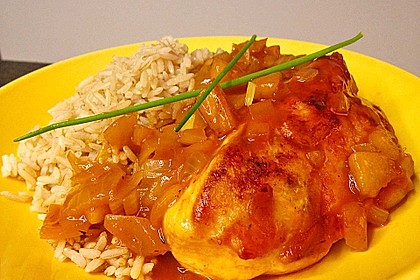 Hähnchen - Curry mit Apfelsoße 6