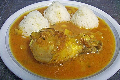 Hähnchen - Curry mit Apfelsoße 10