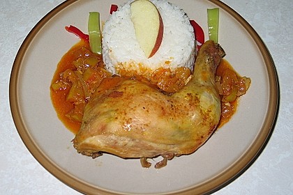 Hähnchen - Curry mit Apfelsoße 15