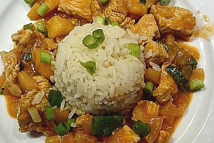 Hähnchen - Curry mit Apfelsoße 5