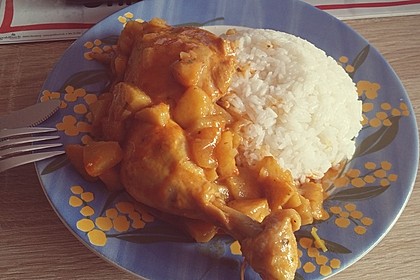 Hähnchen - Curry mit Apfelsoße 17