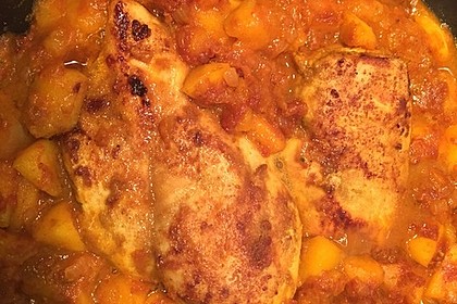 Hähnchen - Curry mit Apfelsoße 16