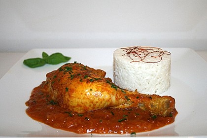 Hähnchen - Curry mit Apfelsoße 2