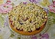 Eierlik&ouml;r - Pflaumenkuchen mit Streuseln