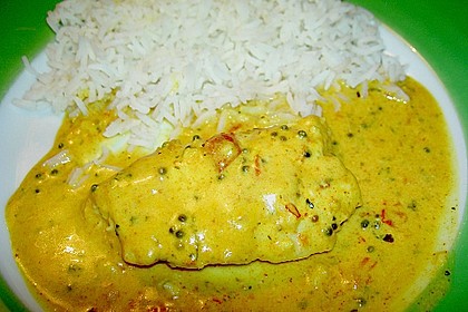 Pangasiusfiletcurry mit Kokosmilch 2